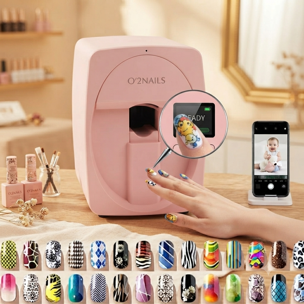 Portable 3D Smart Nail Printer