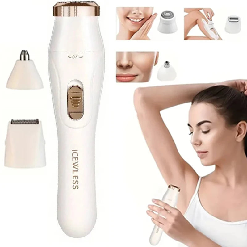 Women's 3-in-1 USB Rechargeable Body Trimmer