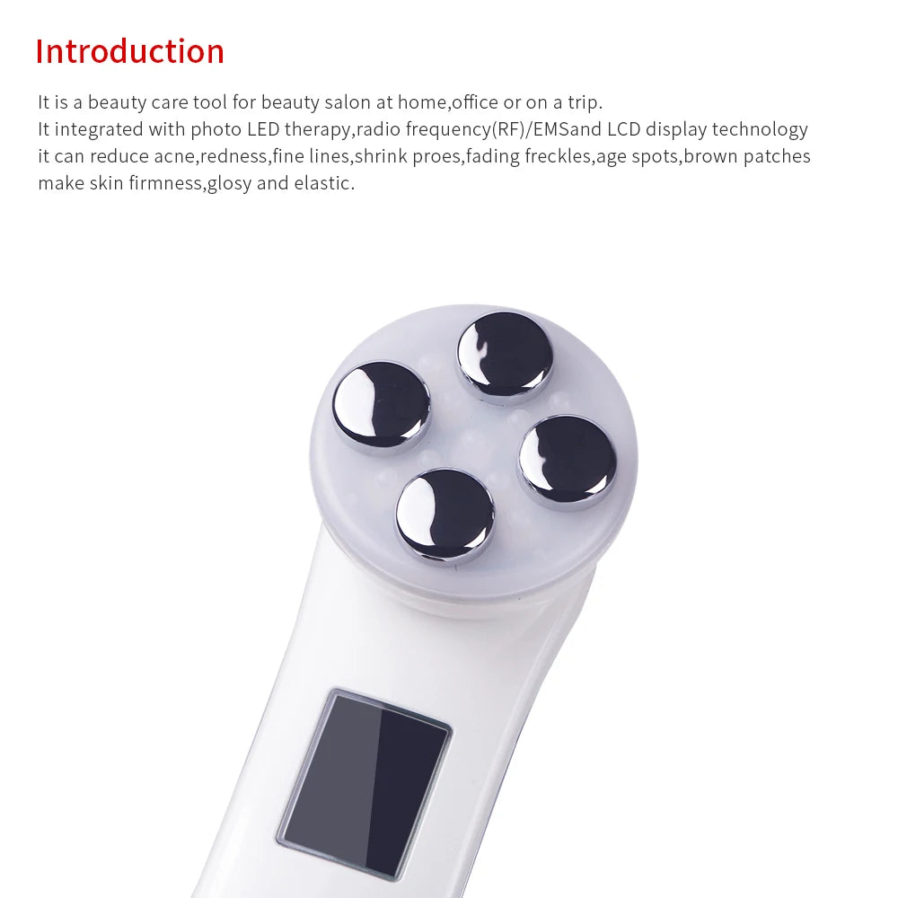 5-in-1 RF EMS Facial Lifting & Tightening Device