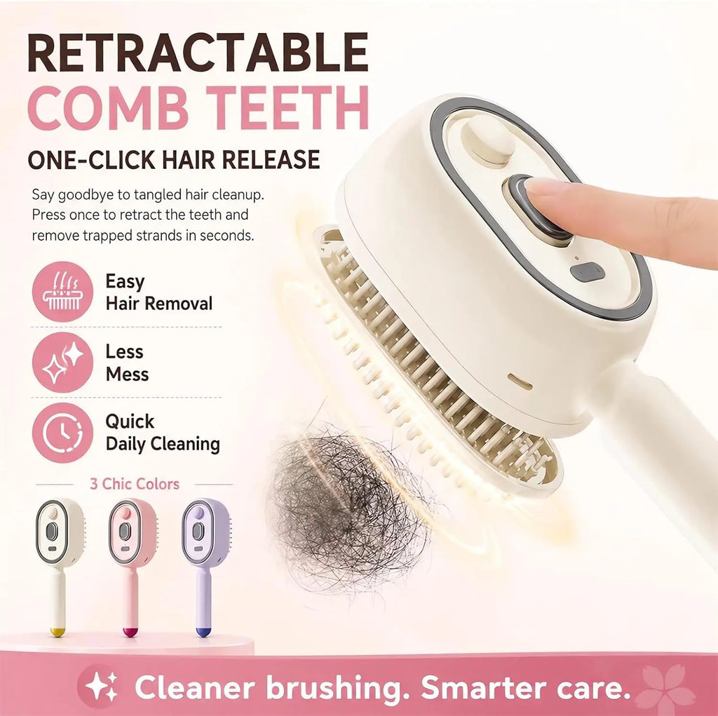 Electric Mist Spray Scalp Massage Comb