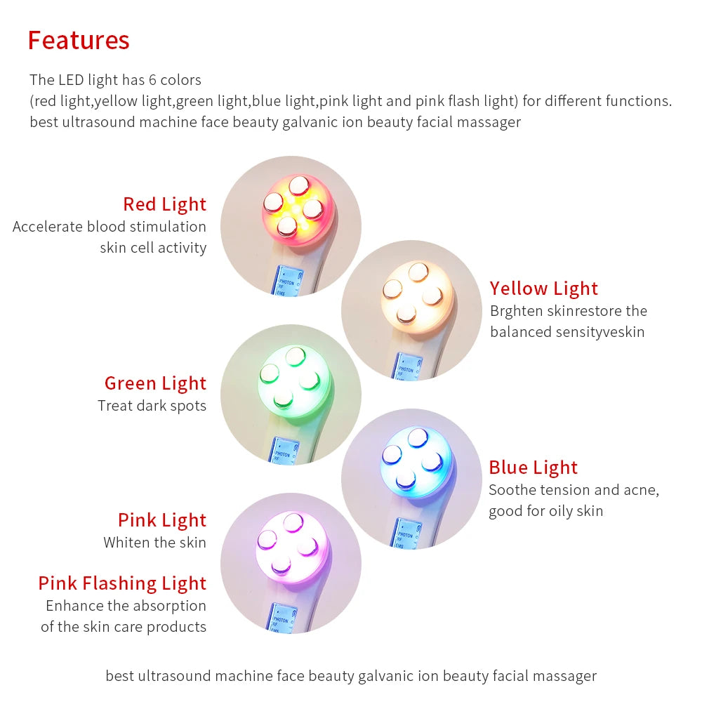5-in-1 RF EMS Facial Lifting & Tightening Device