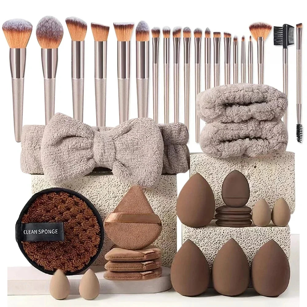 33pcs Professional Makeup & Sponge Kit