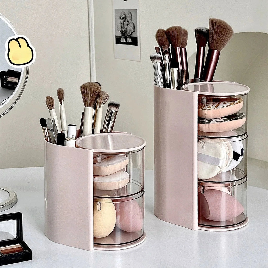Rotating Cosmetic Storage Box, 360° Beauty Carousel