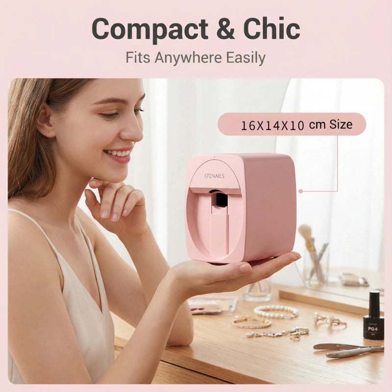 Portable 3D Smart Nail Printer