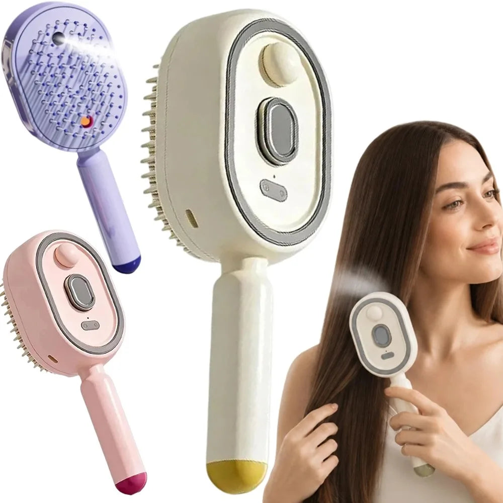 Electric Mist Spray Scalp Massage Comb