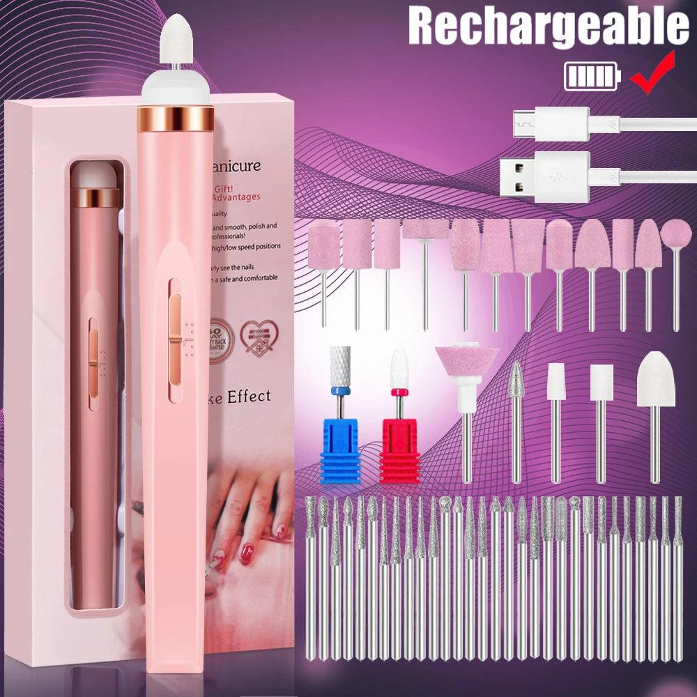 5-in-1 Portable Electric Nail Drill Manicure Set