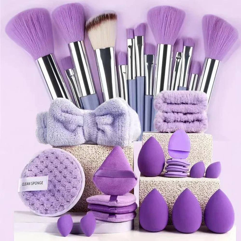 33pcs Professional Makeup & Sponge Kit