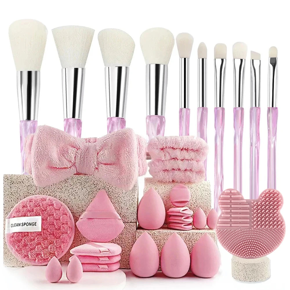 33pcs Professional Makeup & Sponge Kit