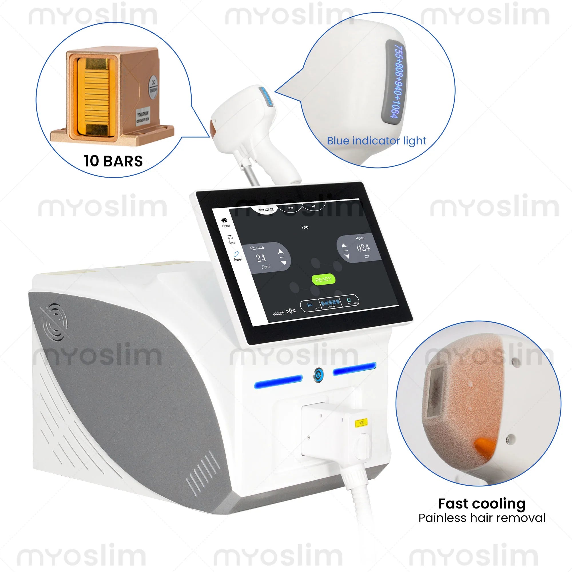 Portable Ice Diode Hair Removal