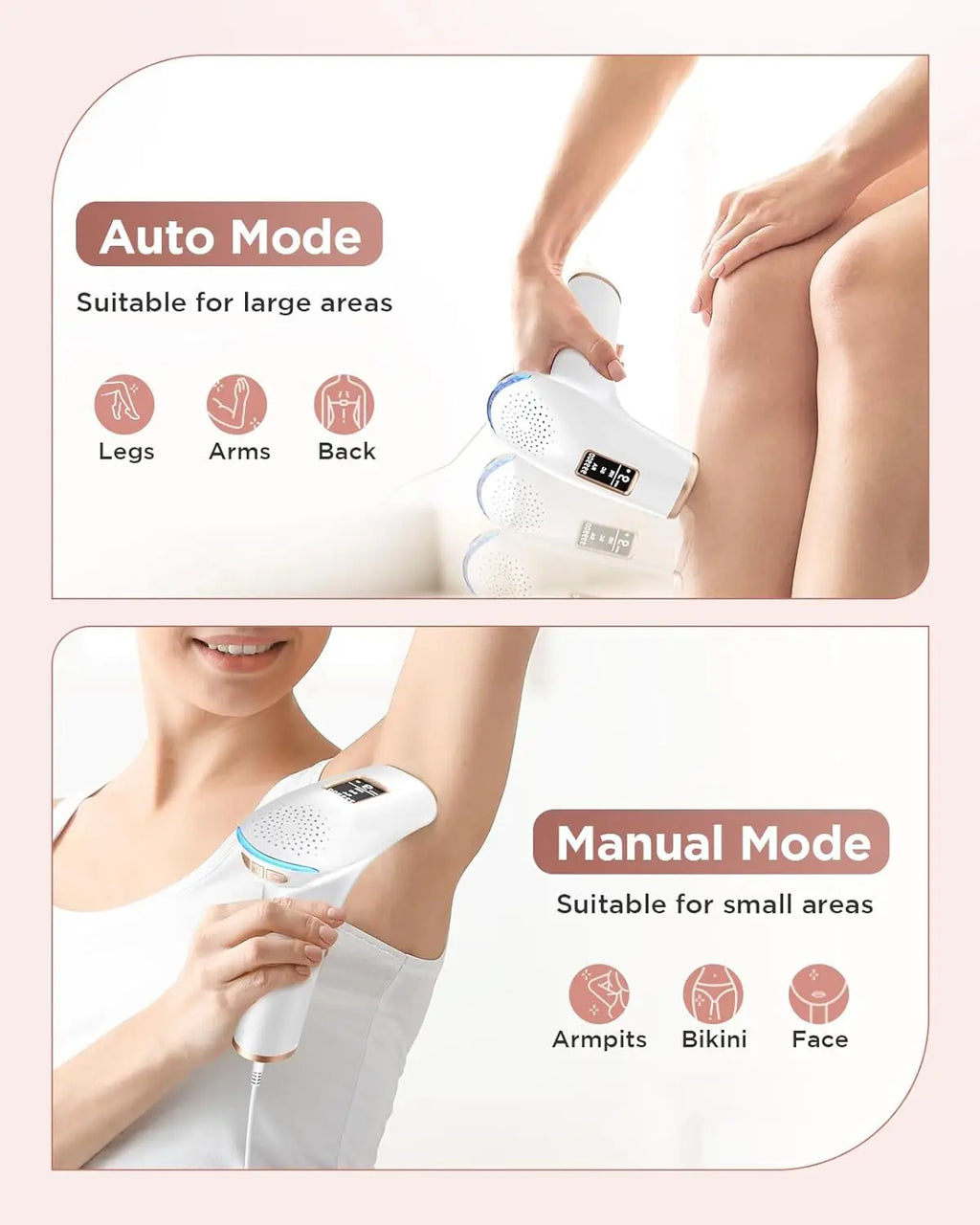 JOOYEE 3-in-1 IPL Hair Removal Device