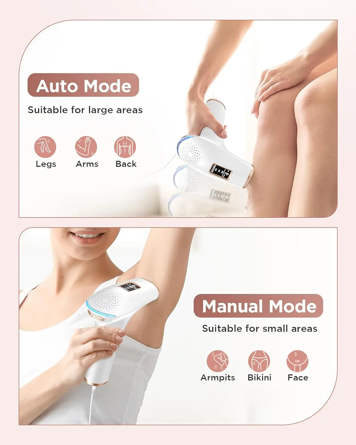 JOOYEE 3-in-1 IPL Hair Removal Device