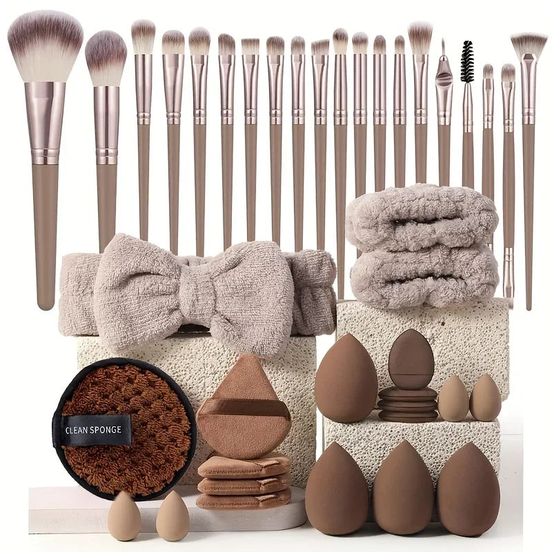 33pcs Professional Makeup & Sponge Kit