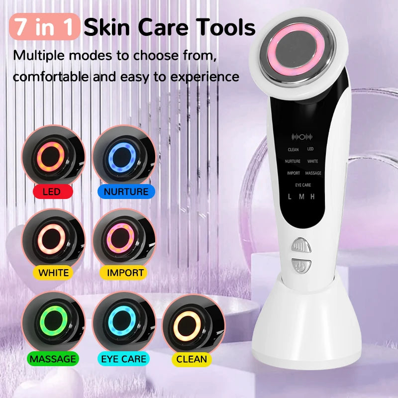 7-in-1 Photon Facial Care & Ion Import Tool