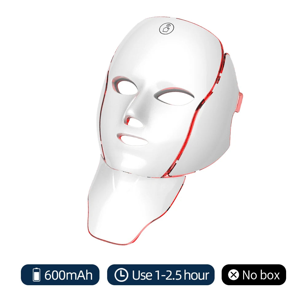 7-Color LED Photon Face & Neck Beauty Mask