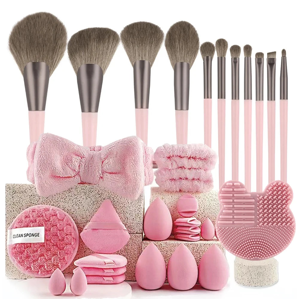 33pcs Professional Makeup & Sponge Kit