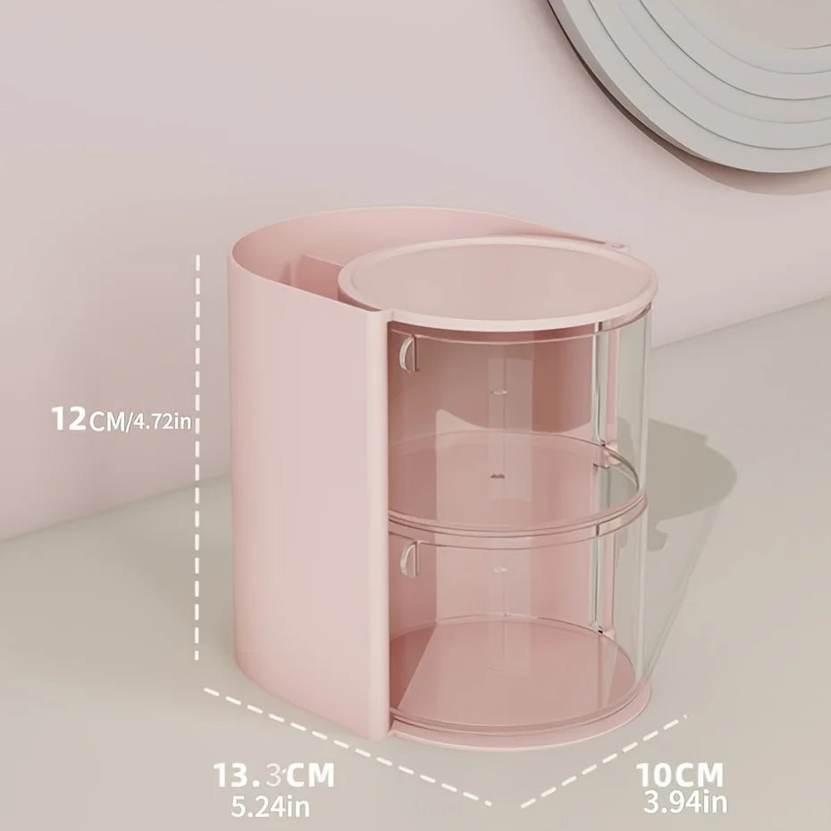 Rotating Cosmetic Storage Box, 360° Beauty Carousel