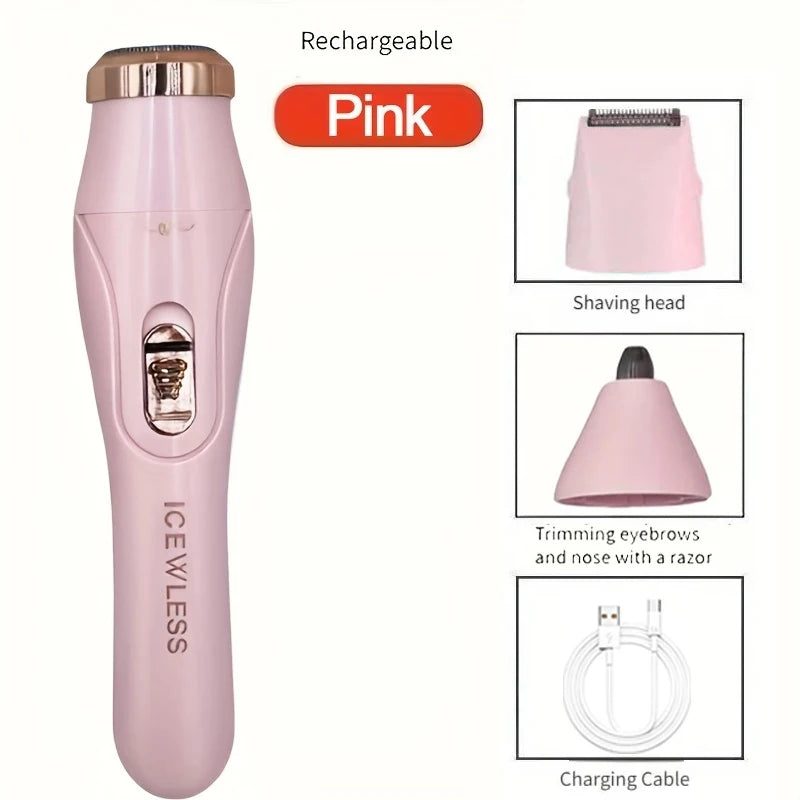 Women's 3-in-1 USB Rechargeable Body Trimmer
