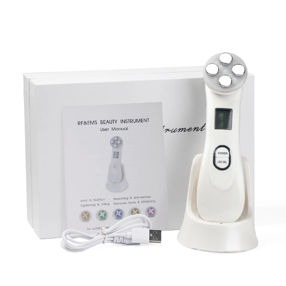 5-in-1 RF EMS Facial Lifting & Tightening Device