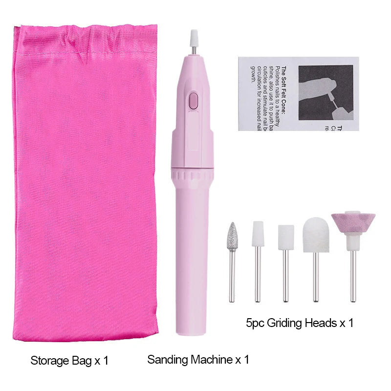 Mini Electric Nail Drill Kit – 5-in-1