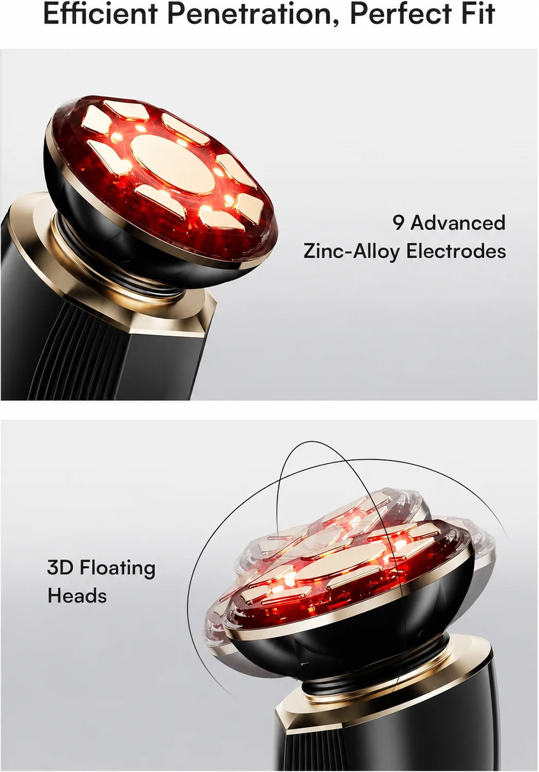 3-in-1 Red Light Facial & Neck Beauty Device