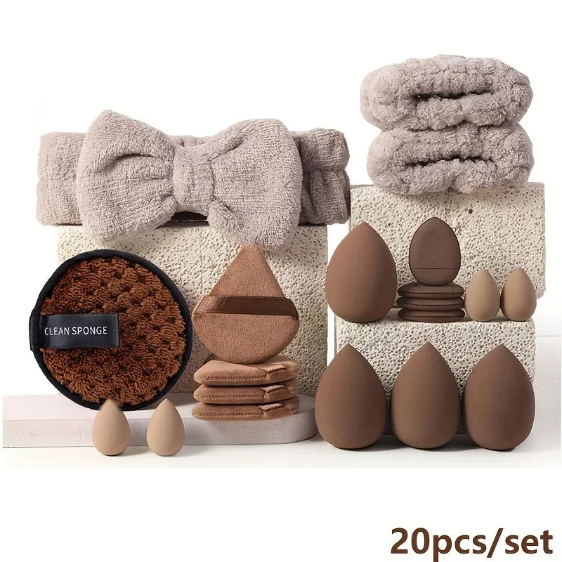33pcs Professional Makeup & Sponge Kit