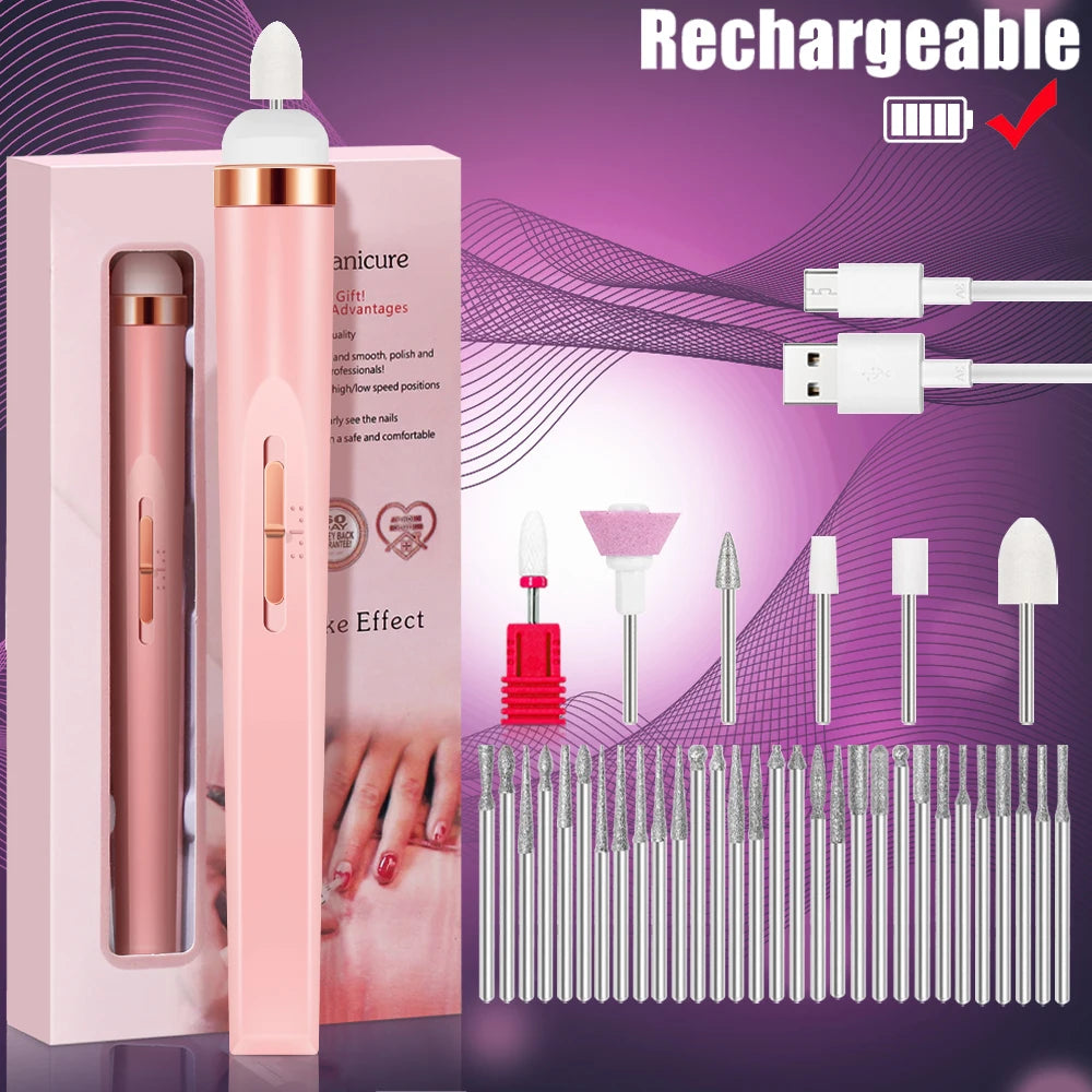 5-in-1 Portable Electric Nail Drill Manicure Set