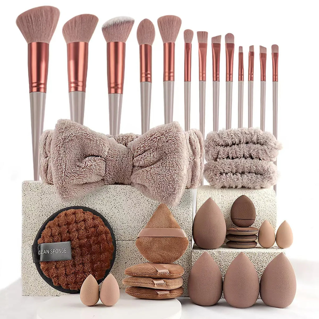 33pcs Professional Makeup & Sponge Kit
