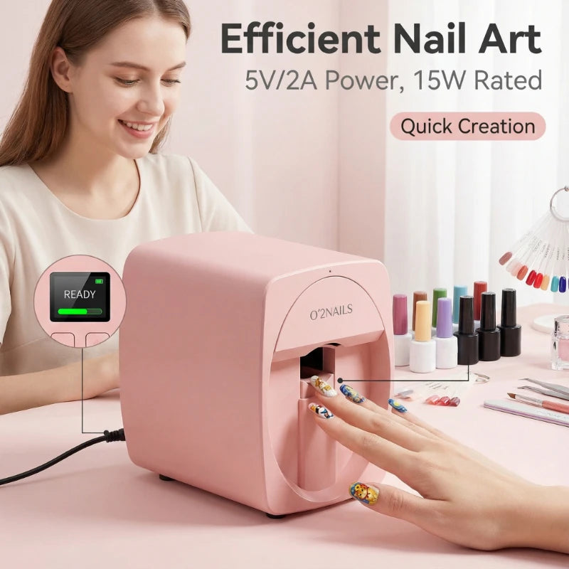 Portable 3D Smart Nail Printer