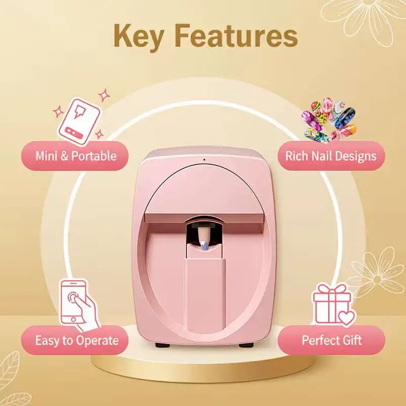 Portable 3D Smart Nail Printer
