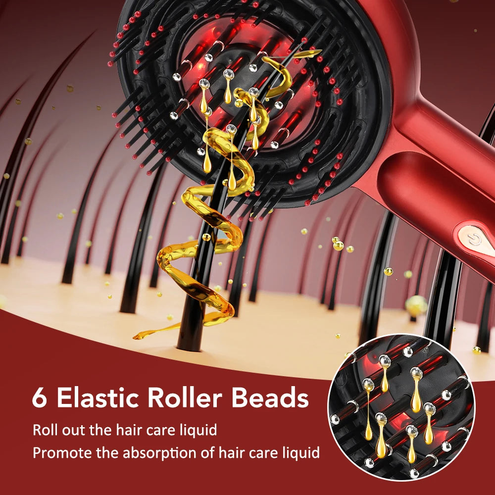 Electric Red Light Scalp Massage Comb