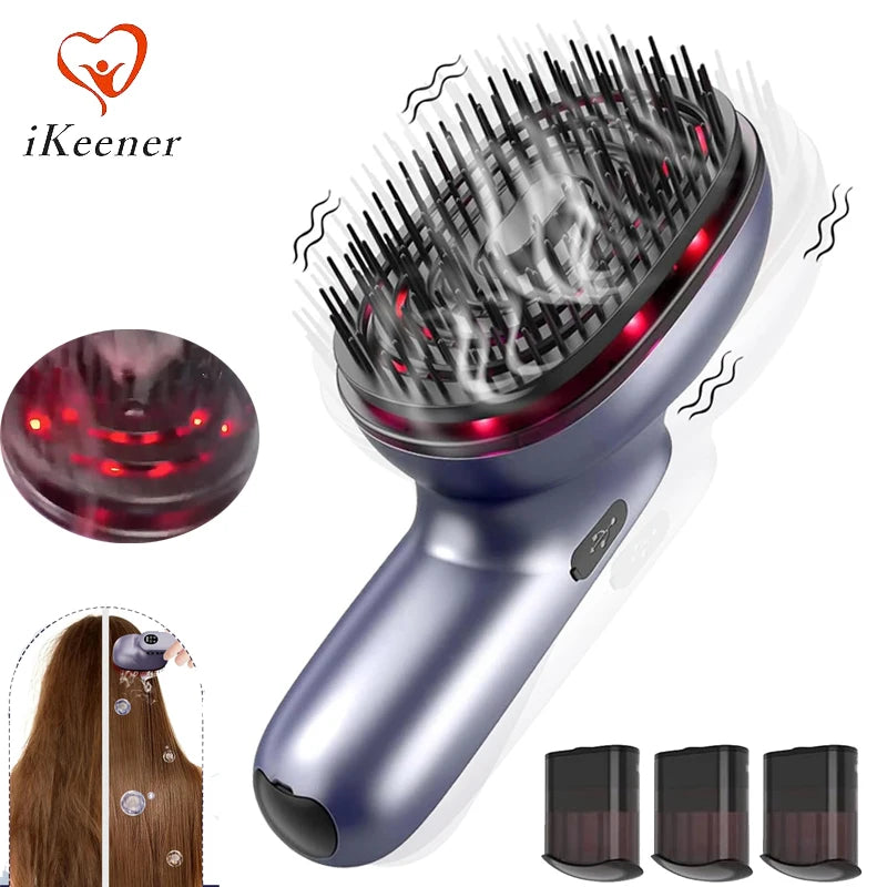 360° Kneading Scalp Massager with Essential Oil Cartridges