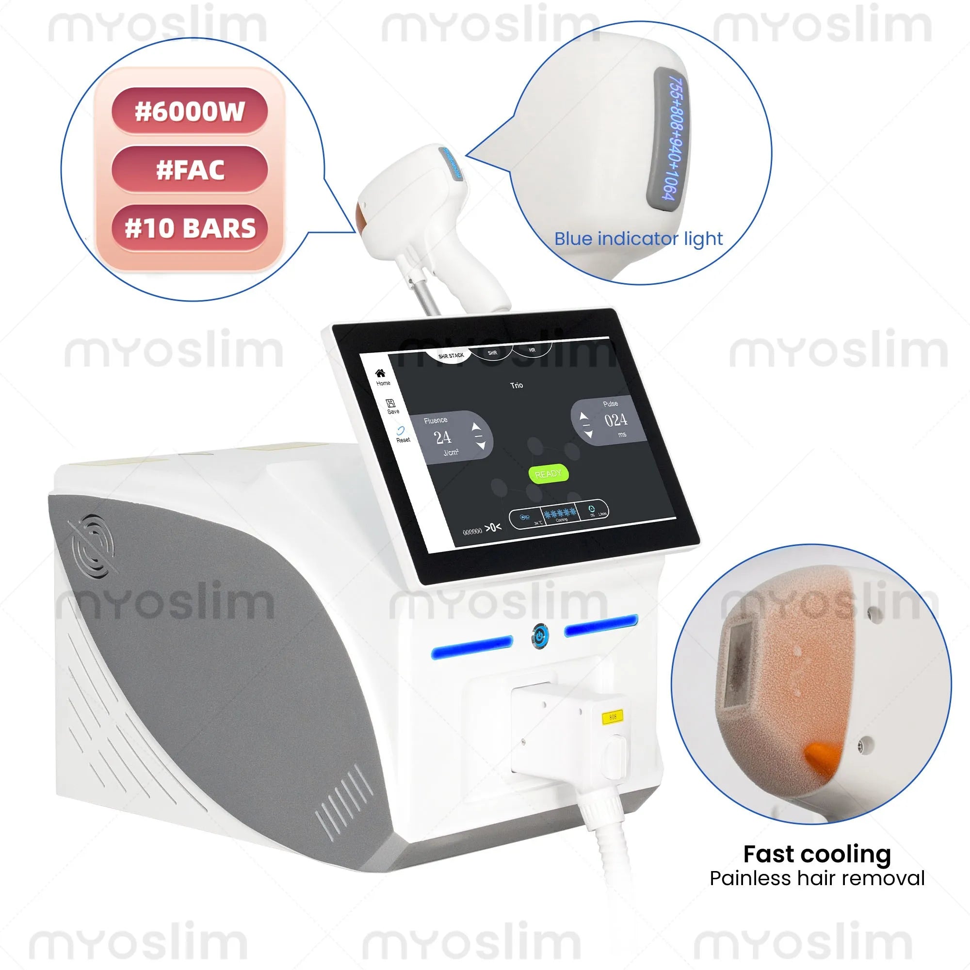 Portable Ice Diode Hair Removal
