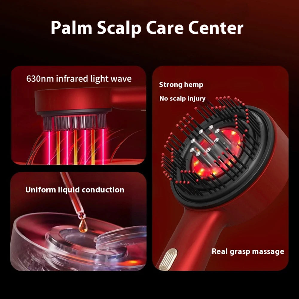 Electric Red Light Scalp Massage Comb