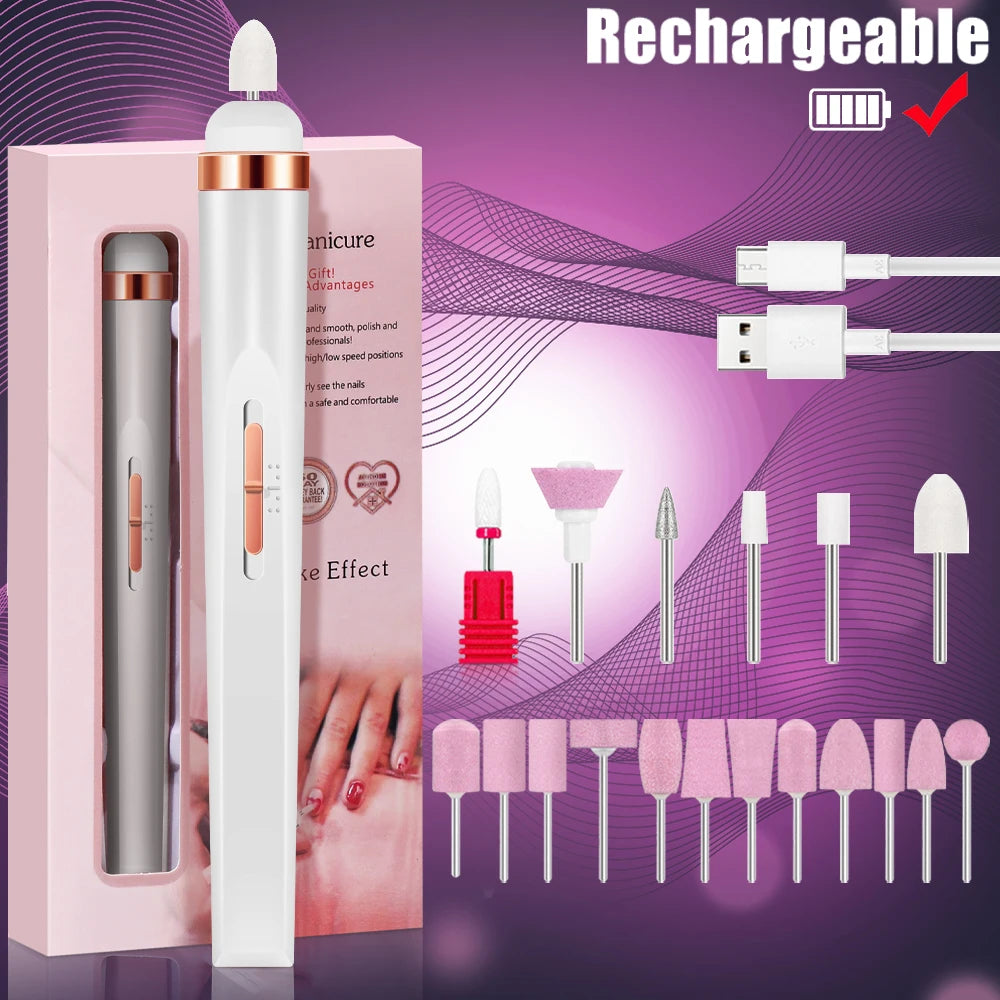 5-in-1 Portable Electric Nail Drill Manicure Set