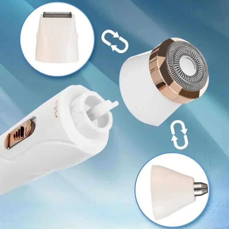 Women's 3-in-1 USB Rechargeable Body Trimmer