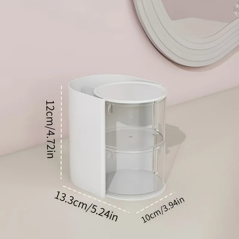 Rotating Cosmetic Storage Box, 360° Beauty Carousel