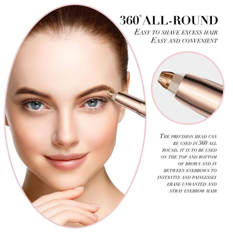 Painless Electric Eyebrow Trimmer & Shaper