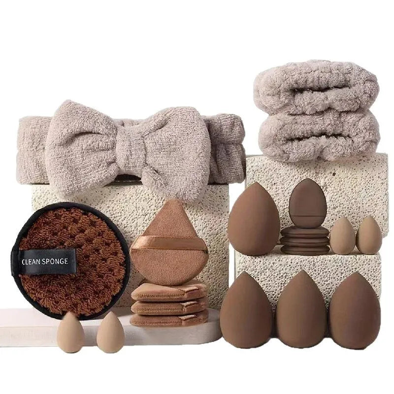33pcs Professional Makeup & Sponge Kit