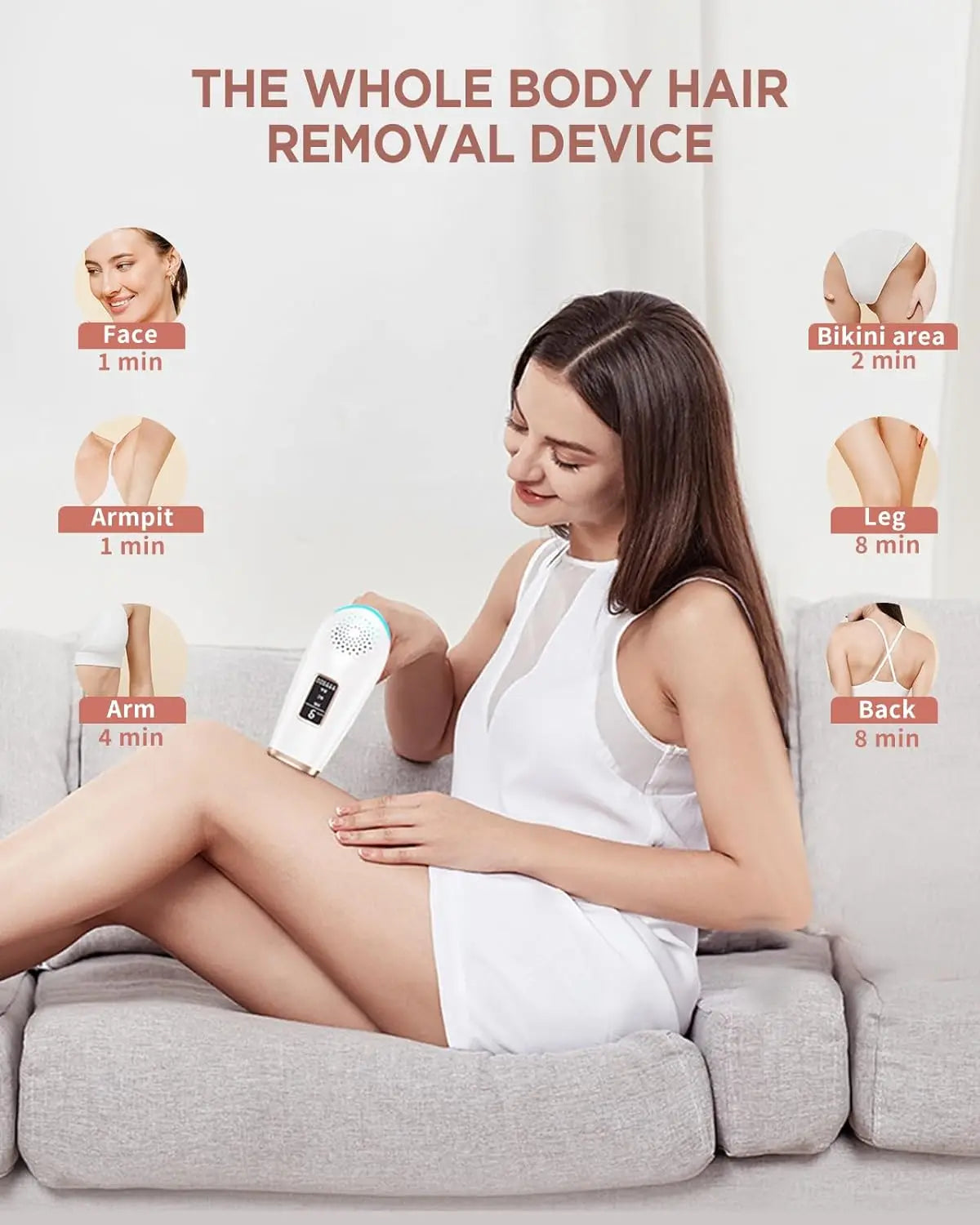 JOOYEE 3-in-1 IPL Hair Removal Device