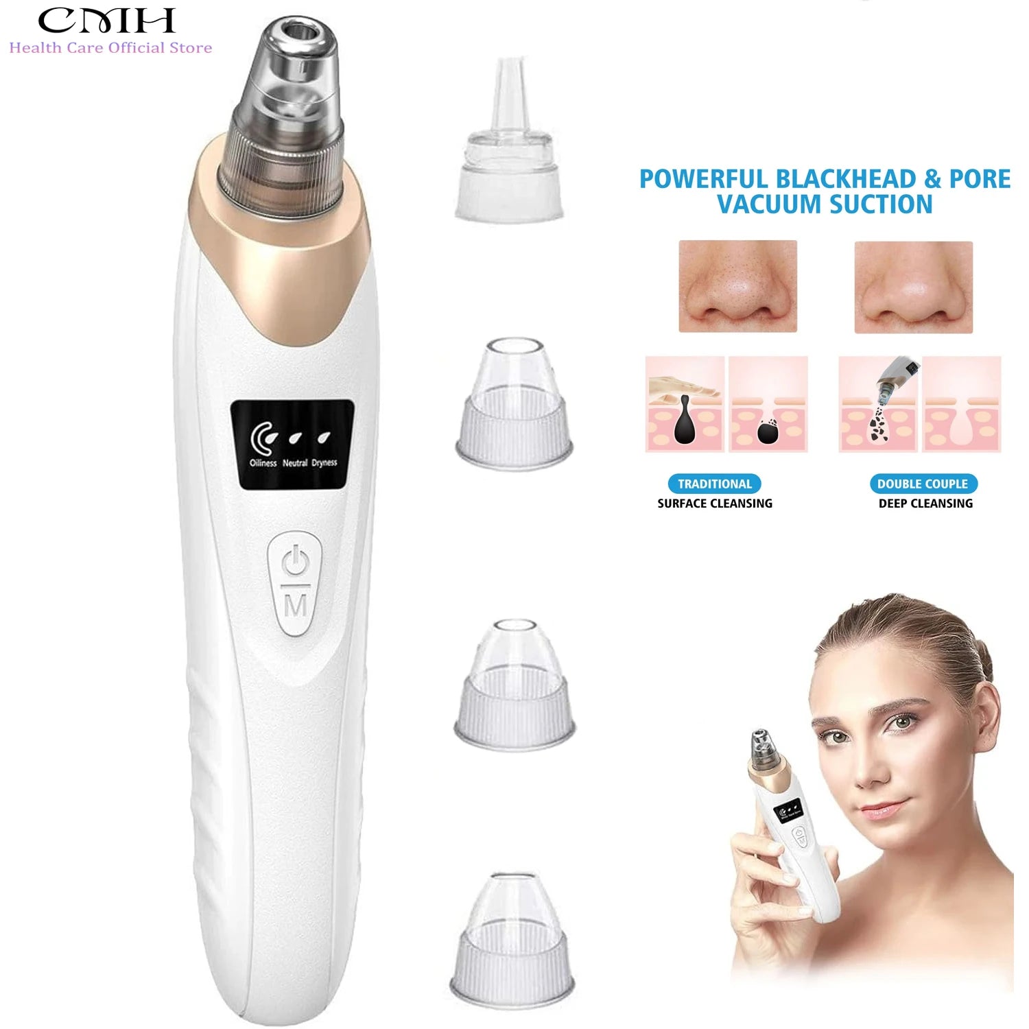 Rechargeable Blackhead Remover Vacuum