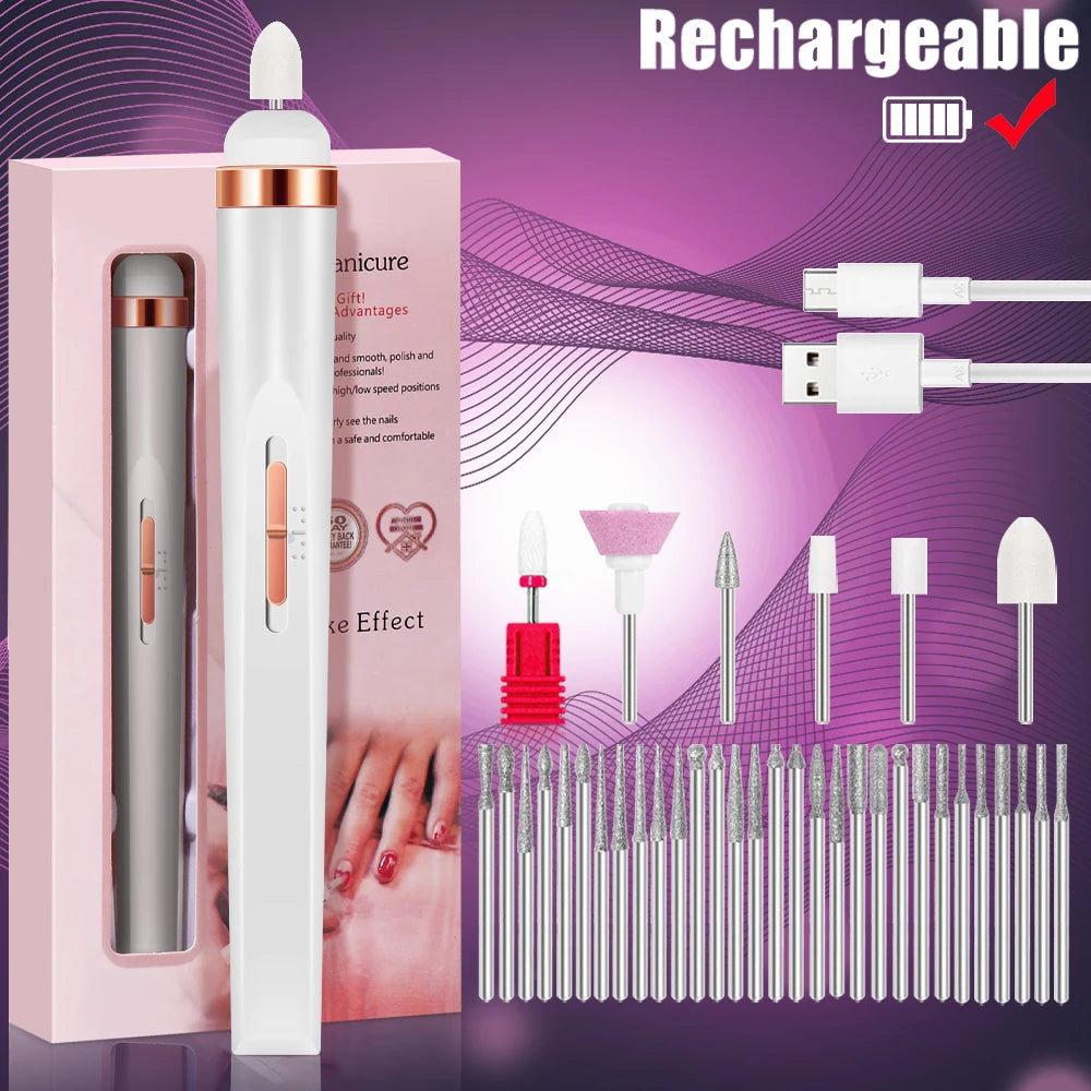 5-in-1 Portable Electric Nail Drill Manicure Set