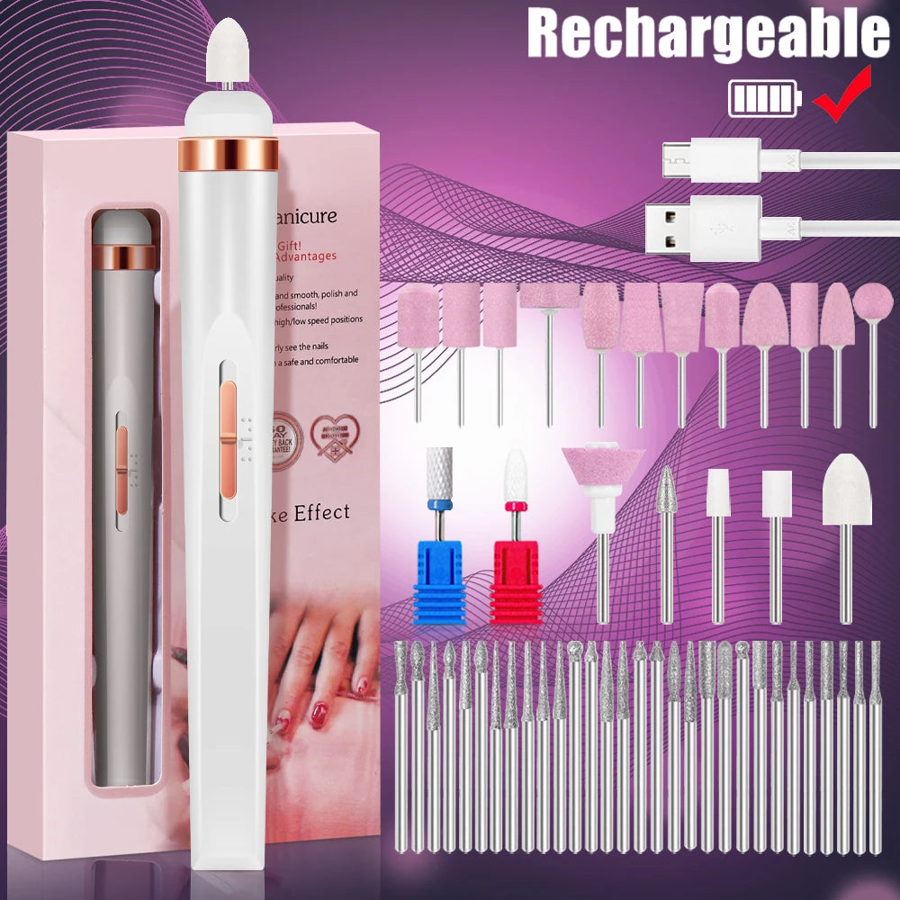 5-in-1 Portable Electric Nail Drill Manicure Set