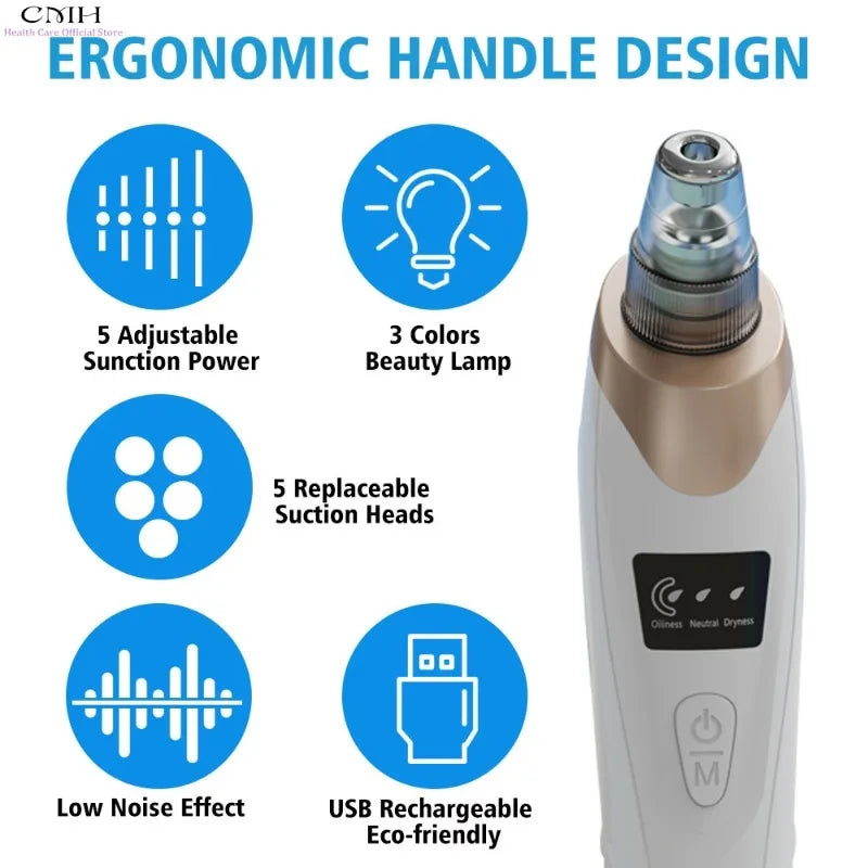 Rechargeable Blackhead Remover Vacuum