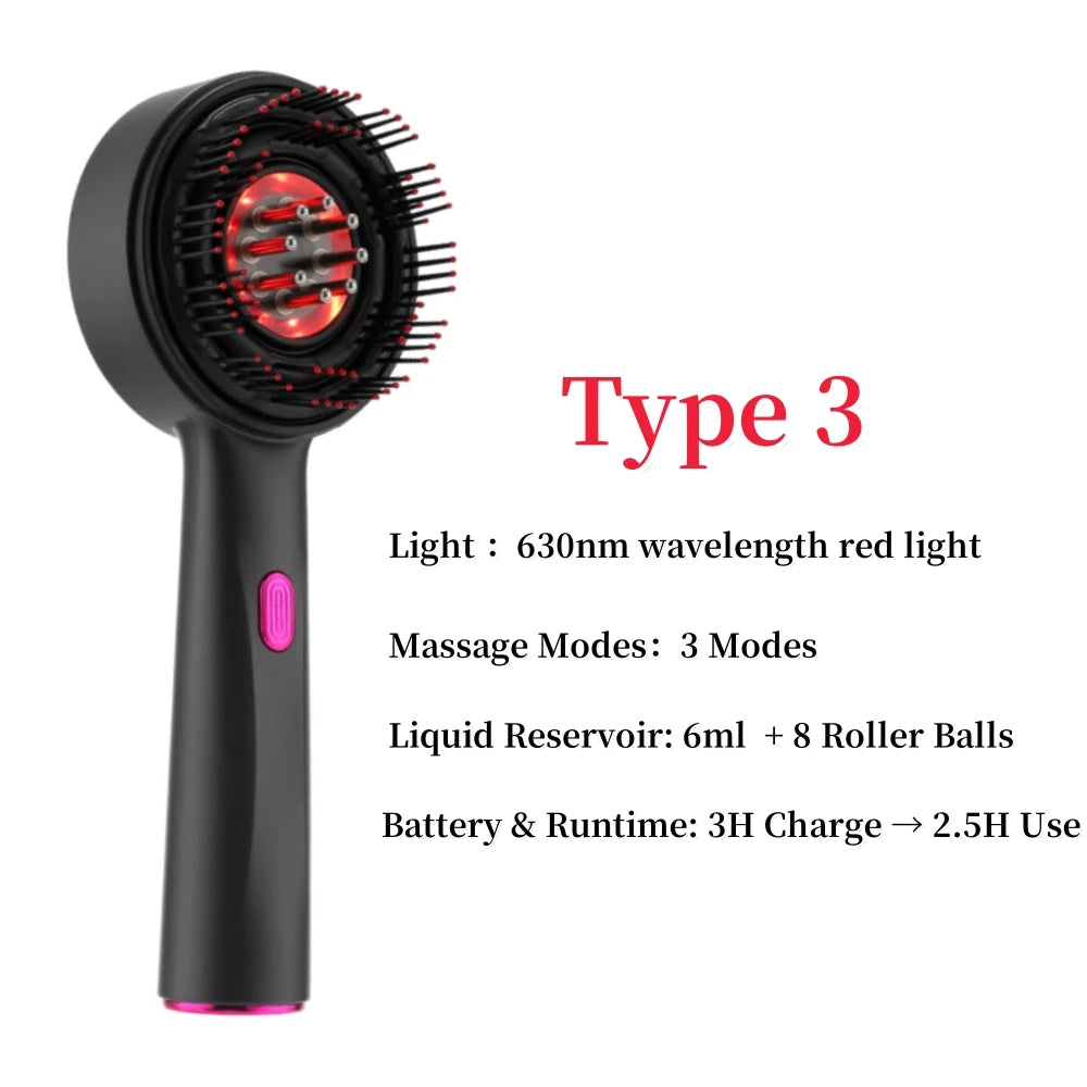 Electric Red Light Scalp Massage Comb