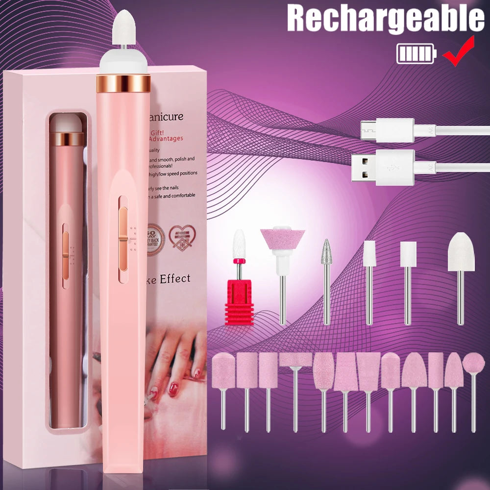 5-in-1 Portable Electric Nail Drill Manicure Set